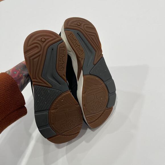 Timberland Delphiville Hiking Sneaker Boots Black Suede Leather Size 7 - Picture 9 of 10